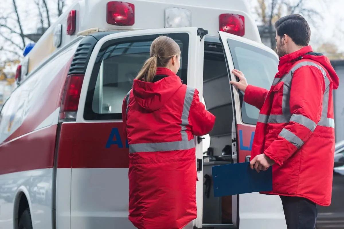 Ambulance à Saint-Blaise